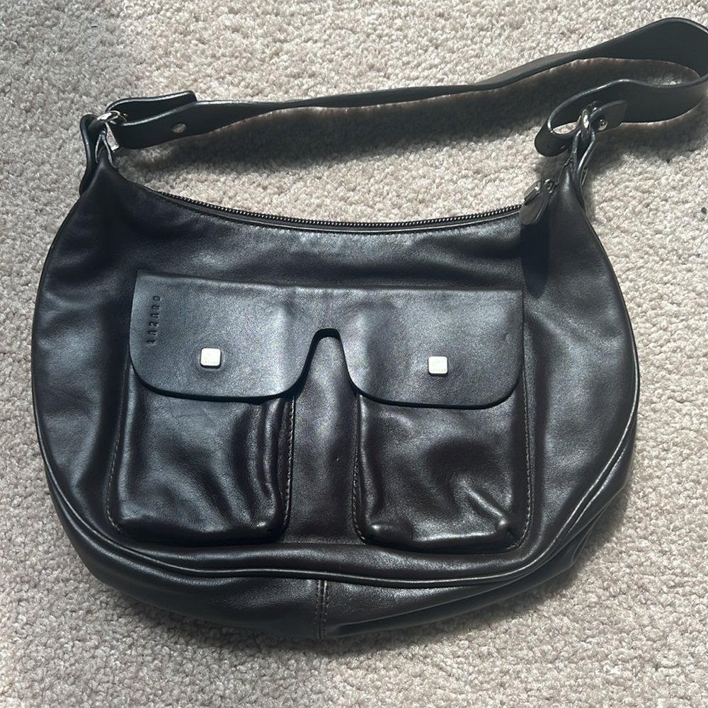 Lazaro small brown leather handbag